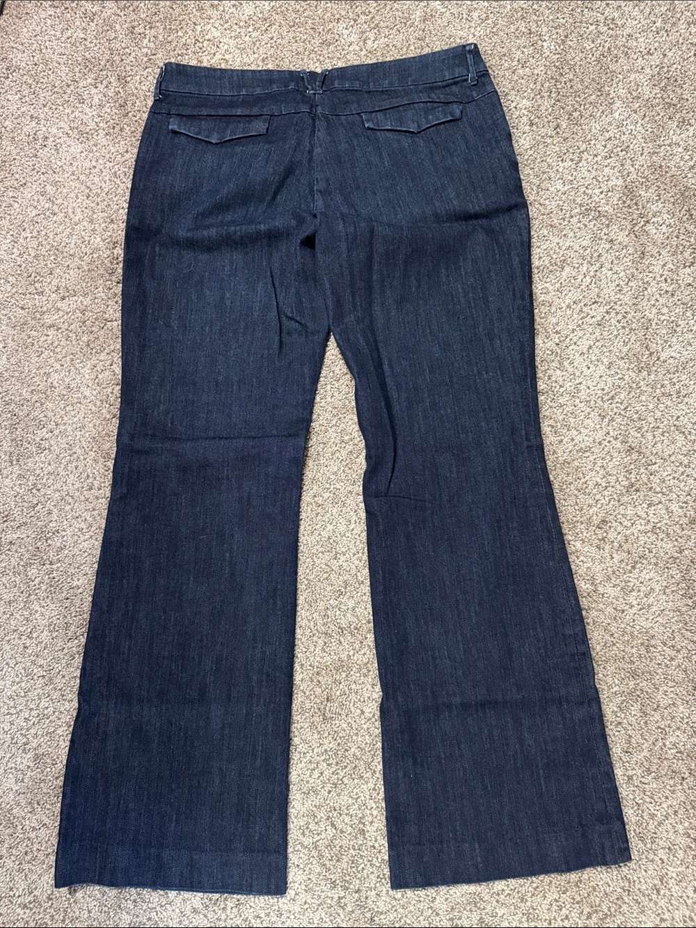 Woman’s Banana Republic Classic Trouser Dark Blue Jeans Size 14 - Picture 3 of 6